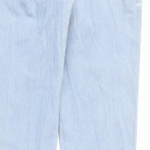 &Denim Womens Blue Cotton Skinny Jeans Size 32 in Regular Zip