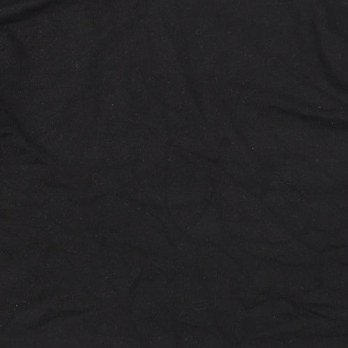 GolleHaug Womens Black Round Neck Modal Pullover Jumper Size 10