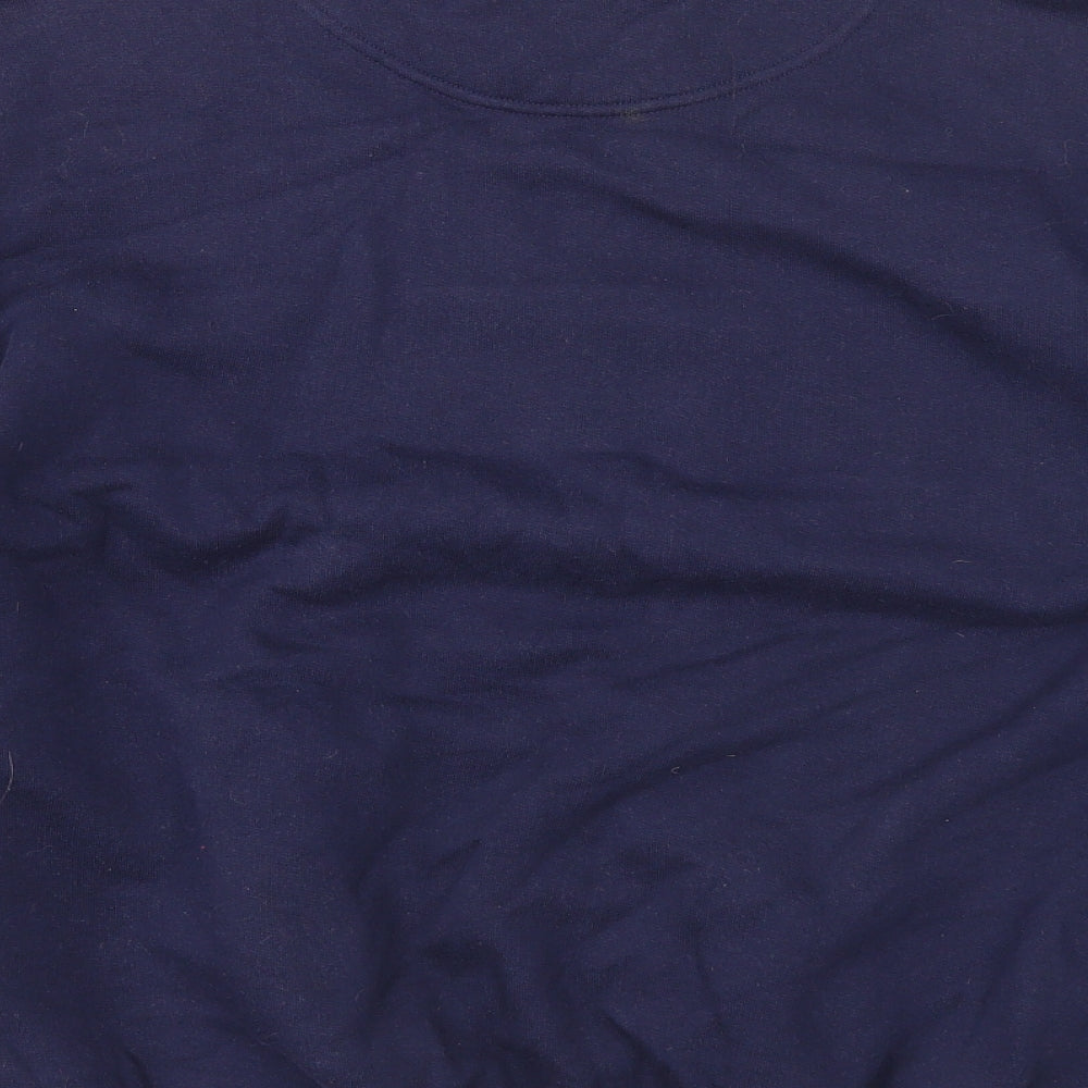 le coq sportif Mens Blue Cotton Pullover Sweatshirt Size XL