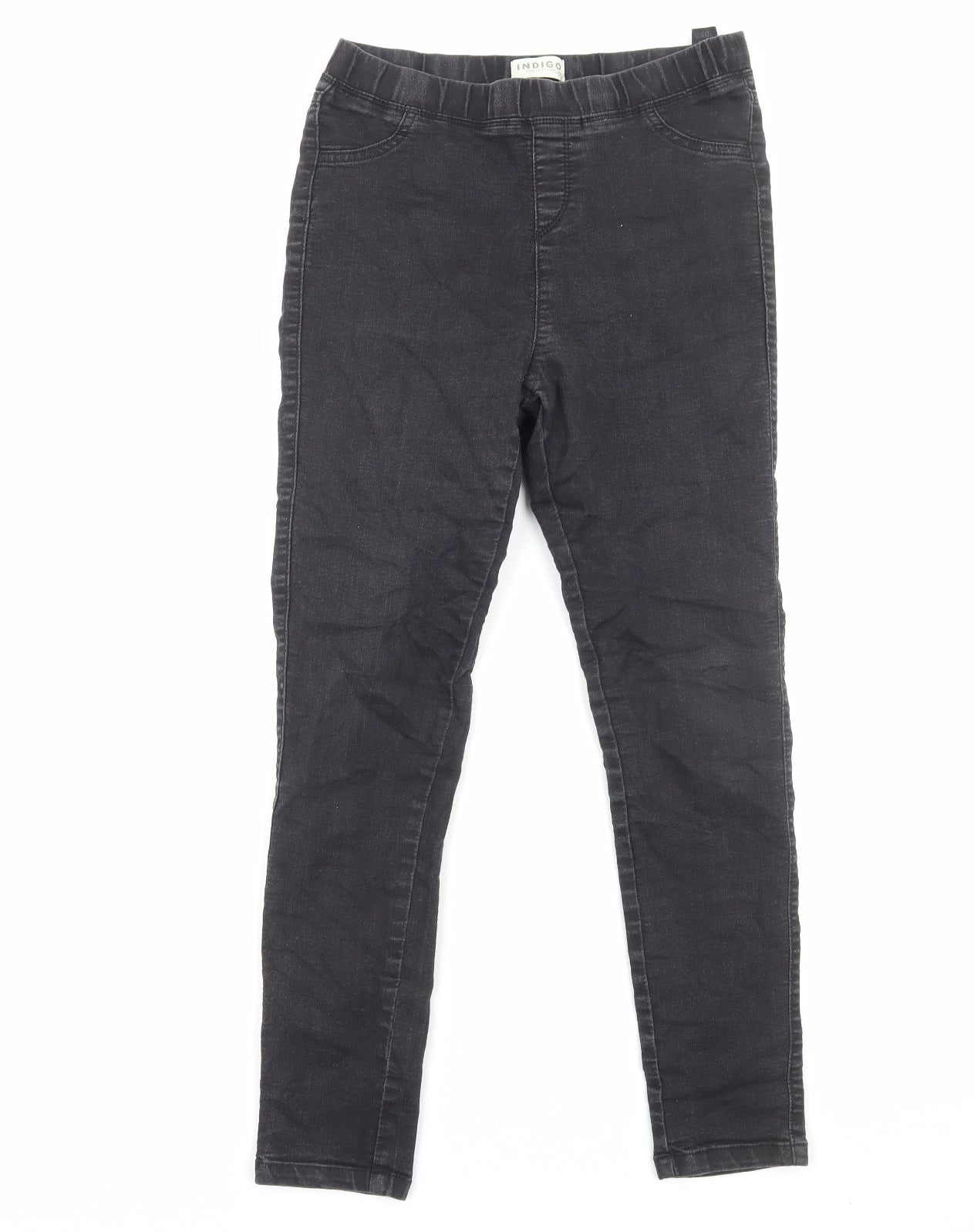 Marks and Spencer Womens Black Cotton Jegging Jeans Size 10 Regular
