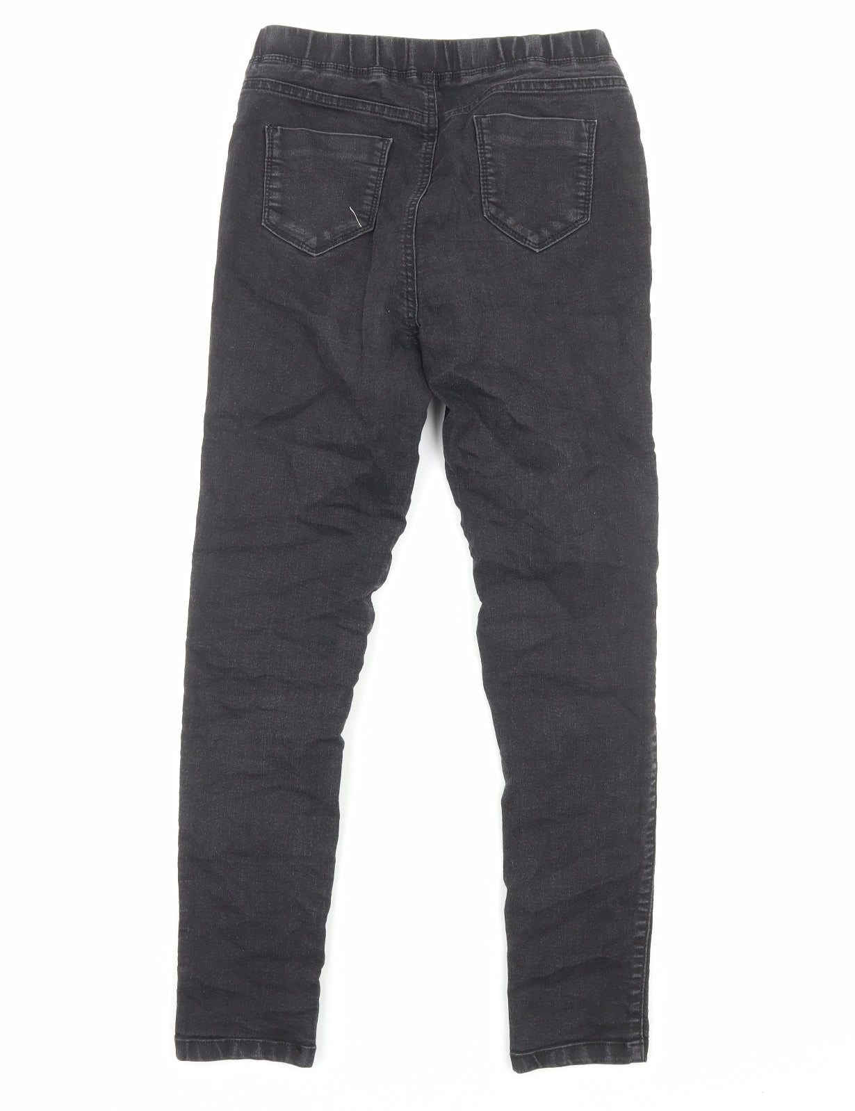 Marks and Spencer Womens Black Cotton Jegging Jeans Size 10 Regular