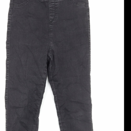 Marks and Spencer Womens Black Cotton Jegging Jeans Size 10 Regular