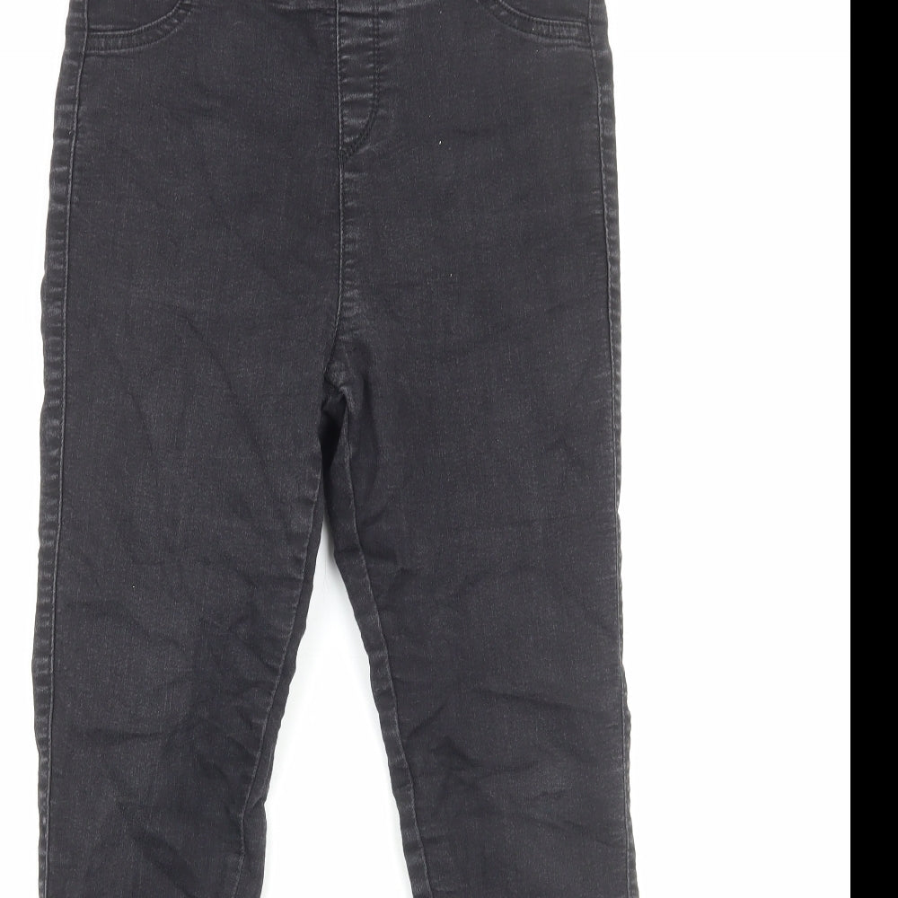Marks and Spencer Womens Black Cotton Jegging Jeans Size 10 Regular
