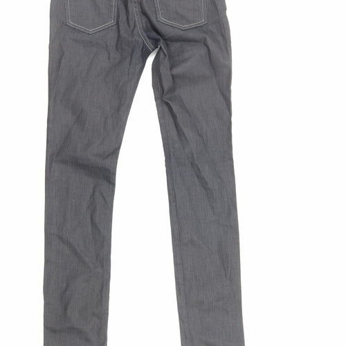 Who is She Womens Black Cotton Skinny Jeans Size 6 L32 in Regular Zip