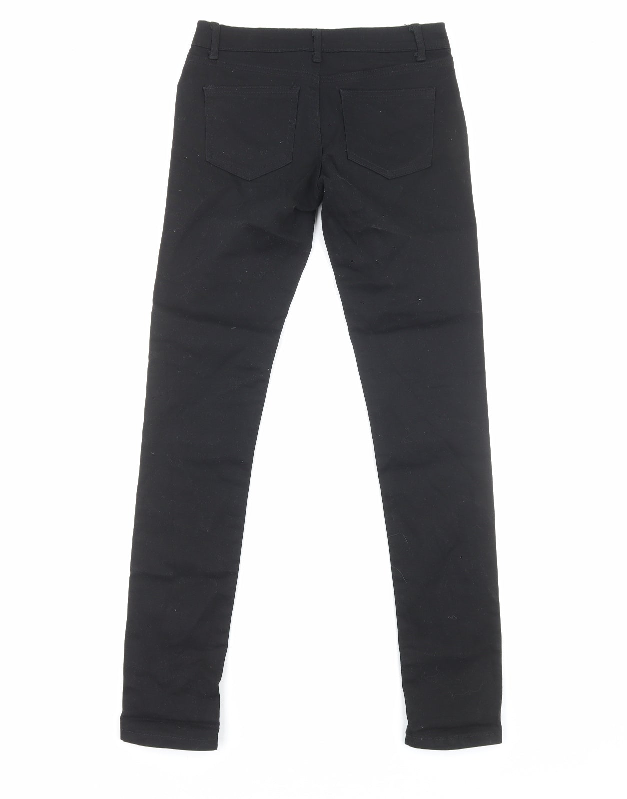 Influence Womens Black Cotton Skinny Jeans Size 8 Regular Zip