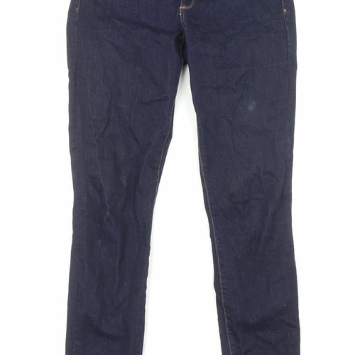 Gap Womens Blue Cotton Skinny Jeans Size 10 Regular Zip
