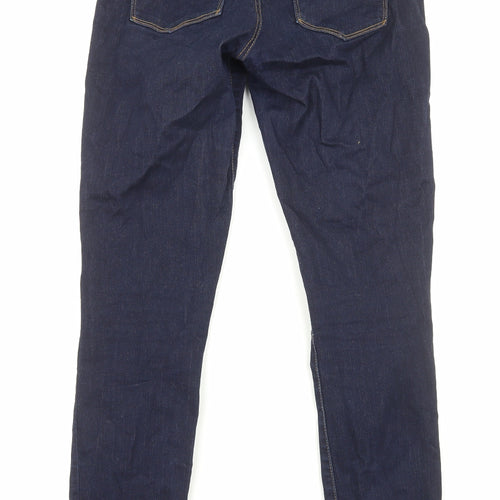 Gap Womens Blue Cotton Skinny Jeans Size 10 Regular Zip
