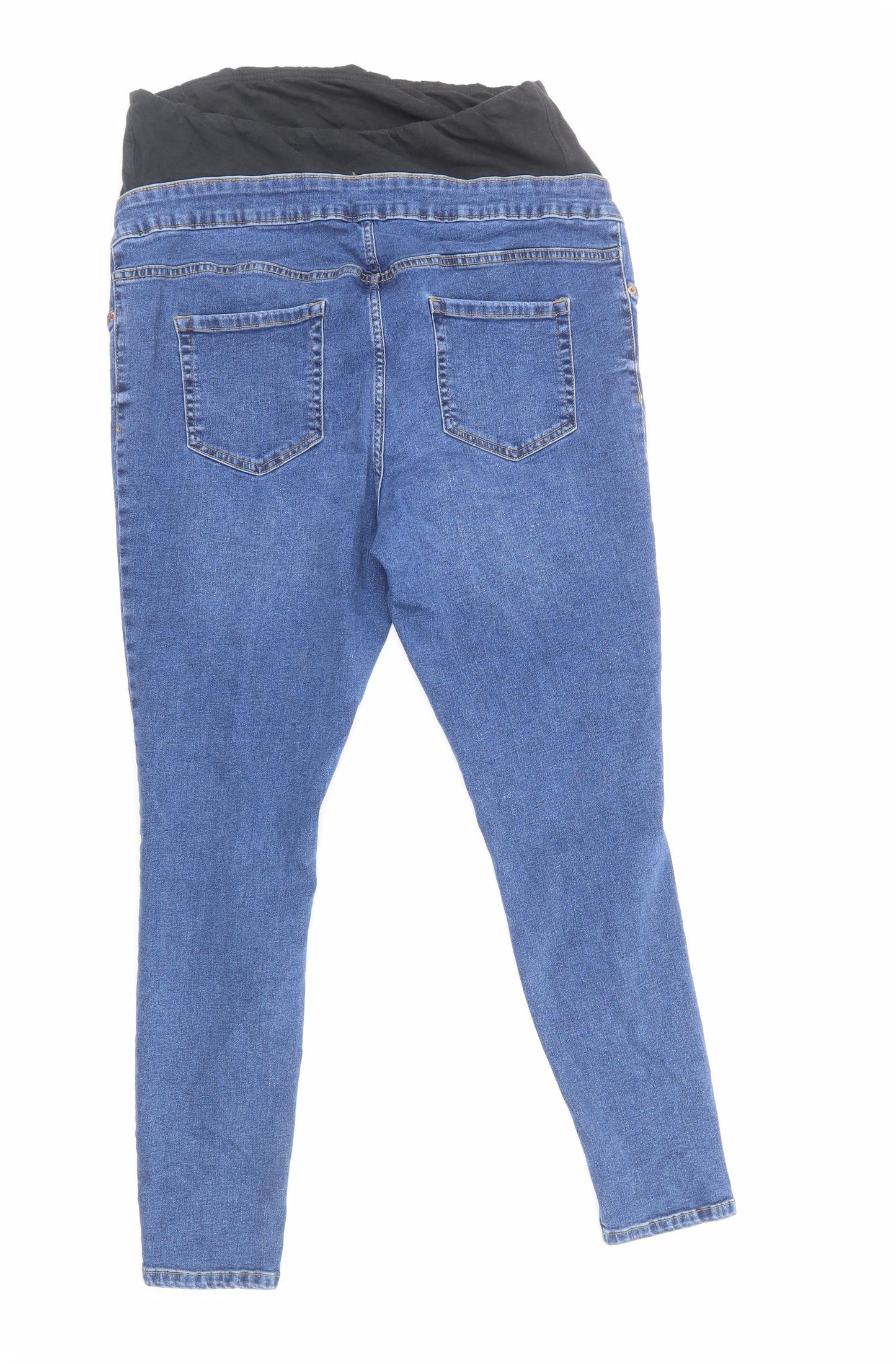 New Look Womens Blue Cotton Jegging Jeans Size 18 Regular