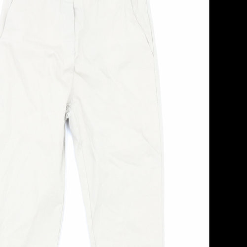 Culture Sud Womens Grey Herringbone Cotton Trousers Size S Regular