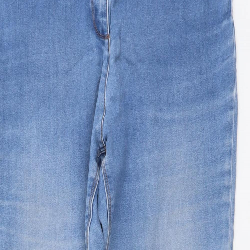 /Denim Womens Blue Cotton Jegging Jeans Size 18 L27 in Regular Button