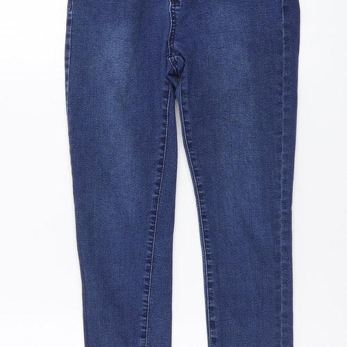 SheIn Womens Blue Cotton Skinny Jeans Size M L25 in Regular Button