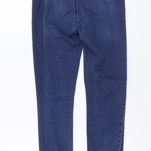 SheIn Womens Blue Cotton Skinny Jeans Size M L25 in Regular Button