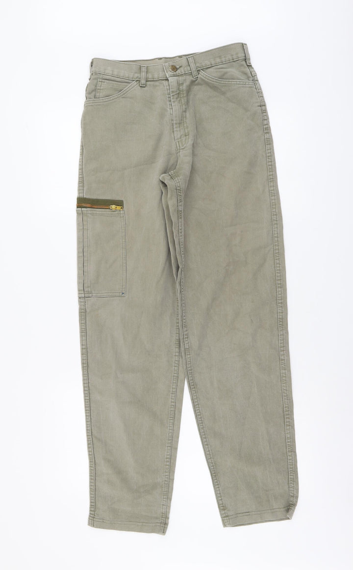 Mustang Womens Green Cotton Straight Jeans Size 26 in L31 in Regular Button