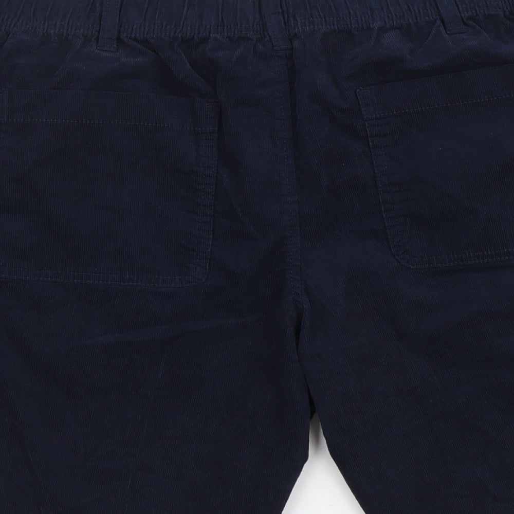 Marks and Spencer Mens Blue Cotton Chino Shorts Size XL L9 in Regular Button