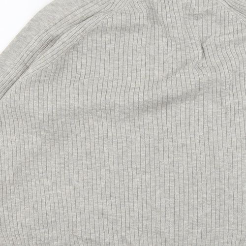 Marks and Spencer Womens Grey High Neck Viscose Pullover Jumper Size M