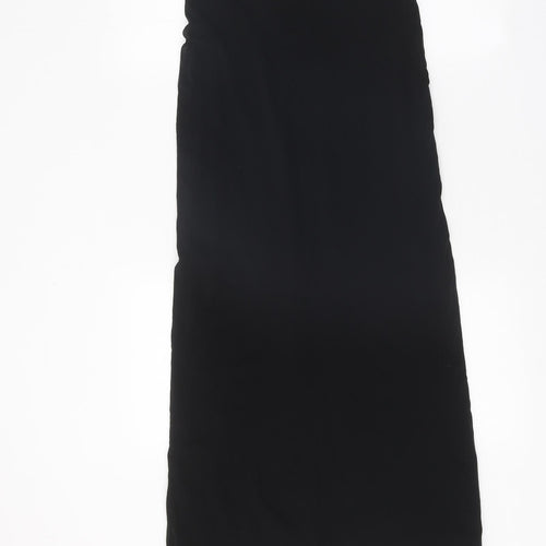Wallis Womens Black Nylon Straight & Pencil Skirt Size 10
