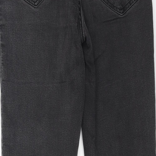 MNG Womens Black Cotton Skinny Jeans Size 6 L26 in Regular Button