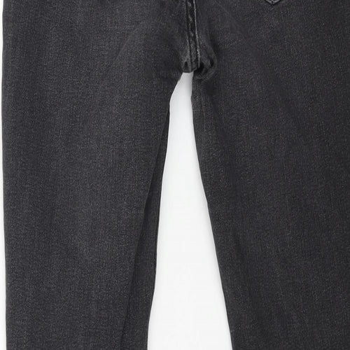 Marks and Spencer Womens Beige Cotton Skinny Jeans Size 10 L26 in Regular Button
