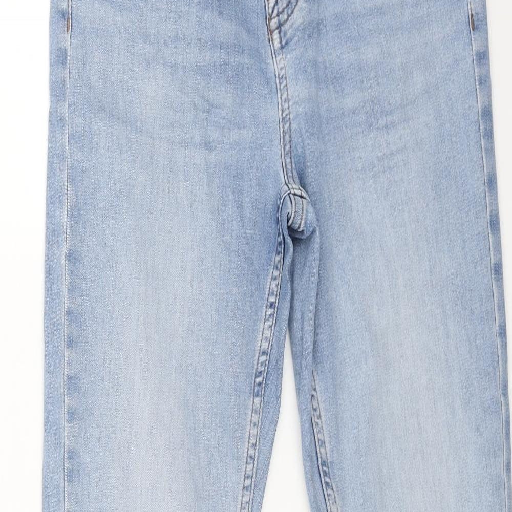 Principles Womens Blue Cotton Skinny Jeans Size 12 L28 in Regular Button