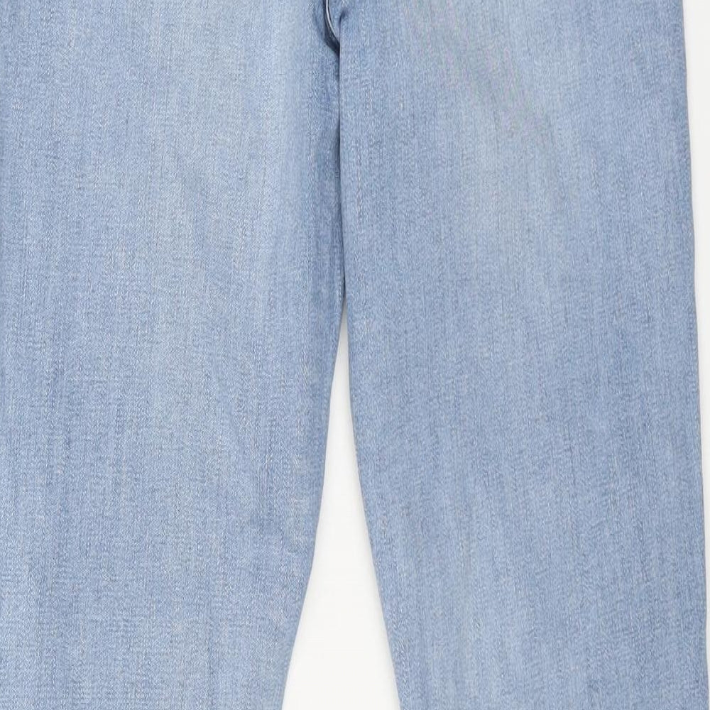 Principles Womens Blue Cotton Skinny Jeans Size 12 L28 in Regular Button