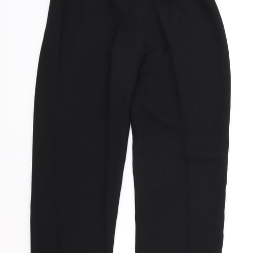 Simorra Womens Black Polyester Trousers Size 10 Regular Zip
