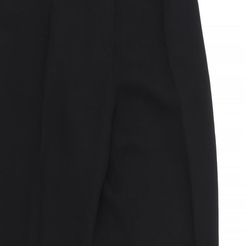 Simorra Womens Black Polyester Trousers Size 10 Regular Zip