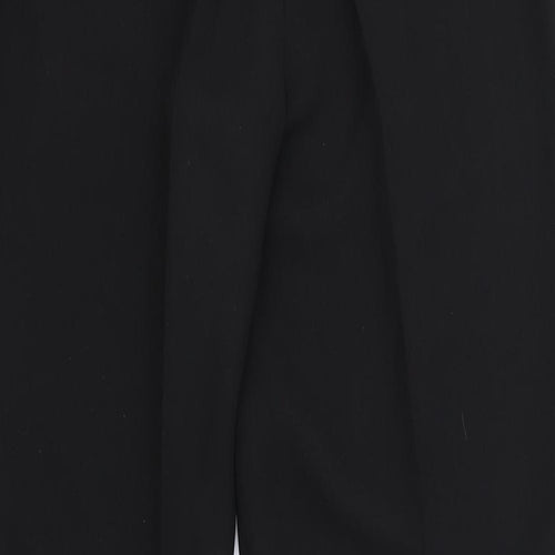 Simorra Womens Black Polyester Trousers Size 10 Regular Zip