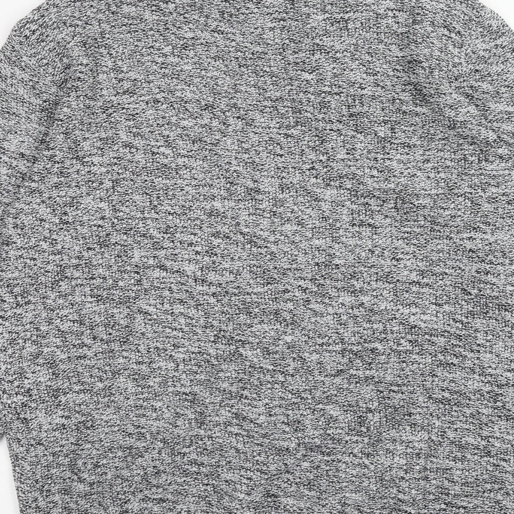 Primark Mens Grey Round Neck Cotton Pullover Jumper Size XL Long Sleeve