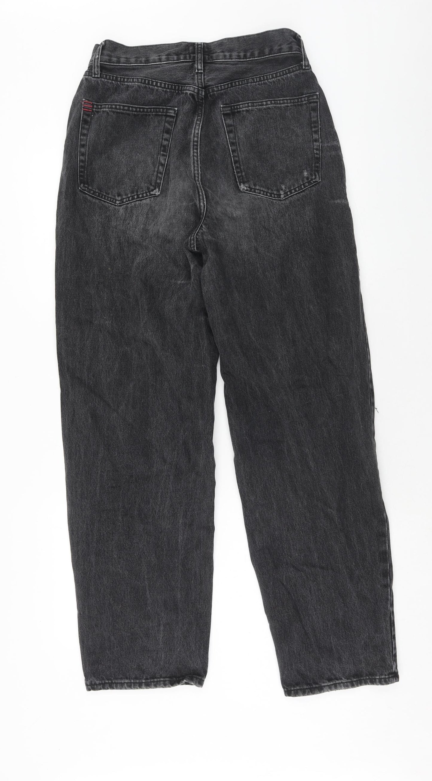 BDG Womens Grey Cotton Straight Jeans Size 28 in Regular Zip