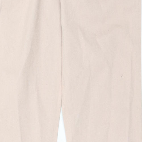 YesYEs Womens Pink Cotton Skinny Jeans Size 12 Regular Zip