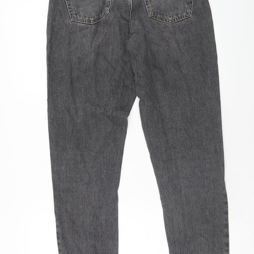Topshop Womens Grey Cotton Skinny Jeans Size 30 in L34 in Regular Zip