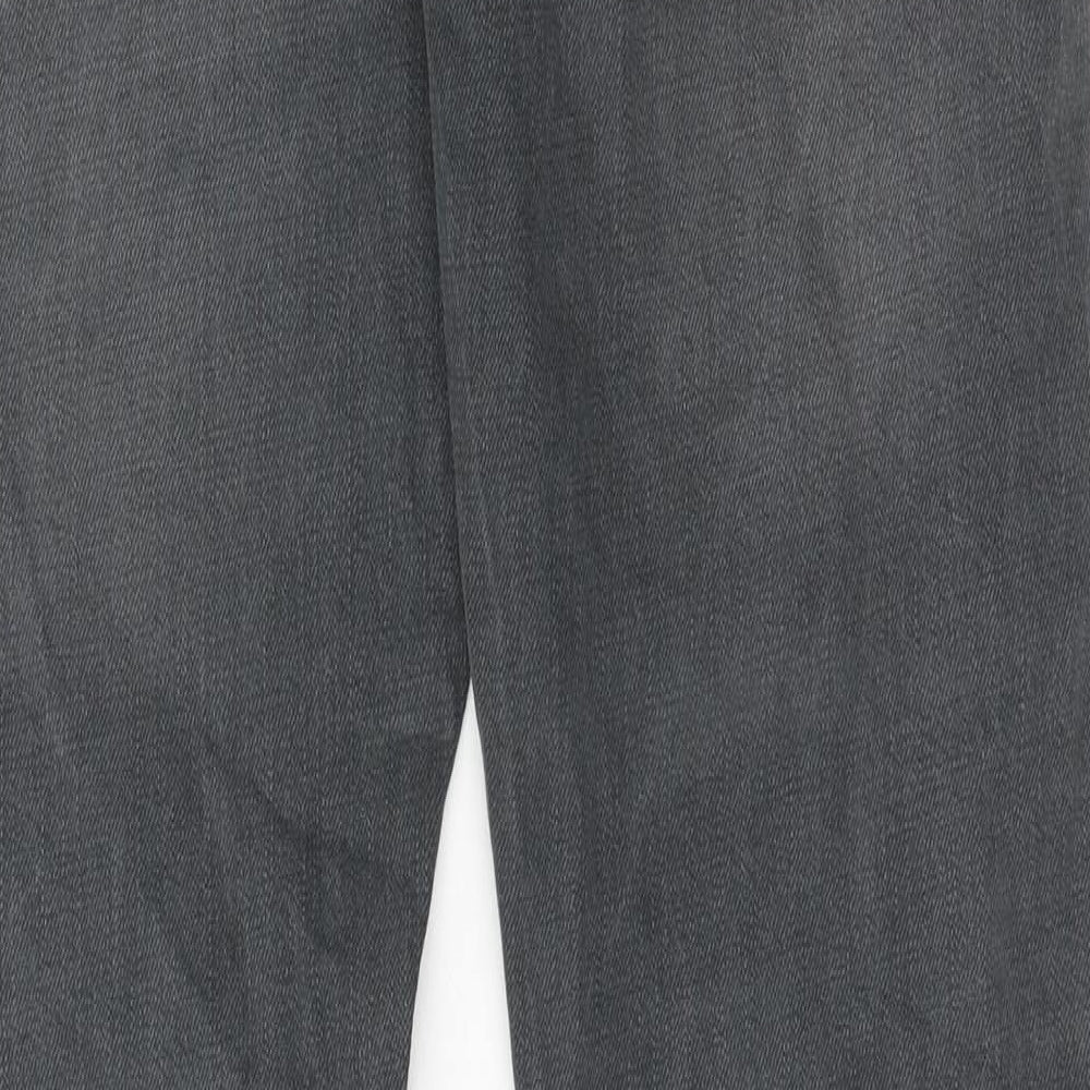 DKNY Mens Black Cotton Straight Jeans Size 32 in Regular Zip