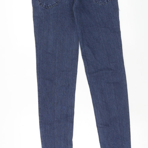 Logus Womens Blue Cotton Skinny Jeans Size 30 in Regular Zip