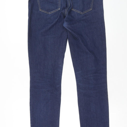 Gap Womens Blue Cotton Skinny Jeans Size 28 in Regular Zip