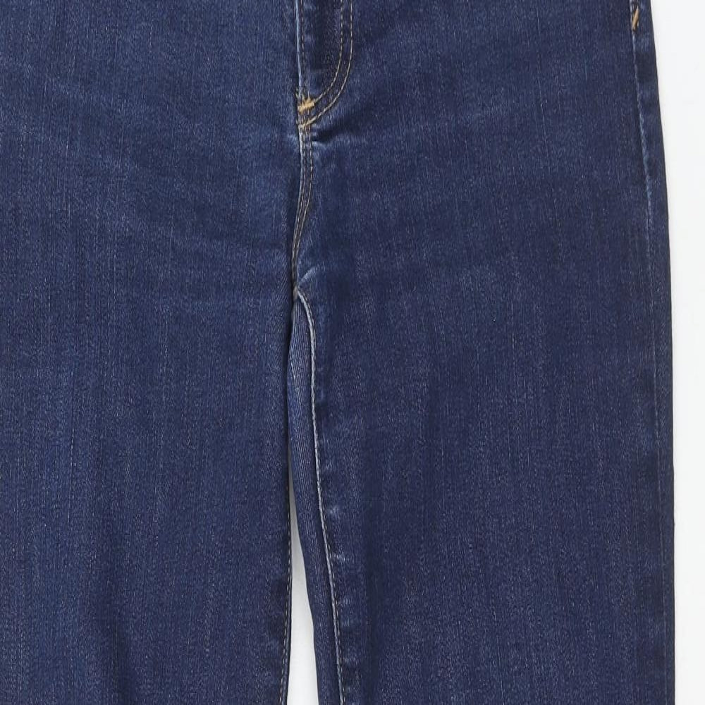 Gap Womens Blue Cotton Skinny Jeans Size 28 in Regular Zip