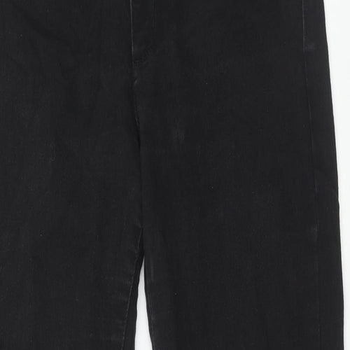 Jones New York Womens Black Cotton Skinny Jeans Size 10 Regular Zip
