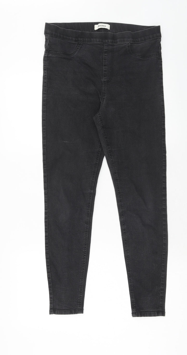 Marks and Spencer Womens Black Cotton Jegging Jeans Size 30 in Regular