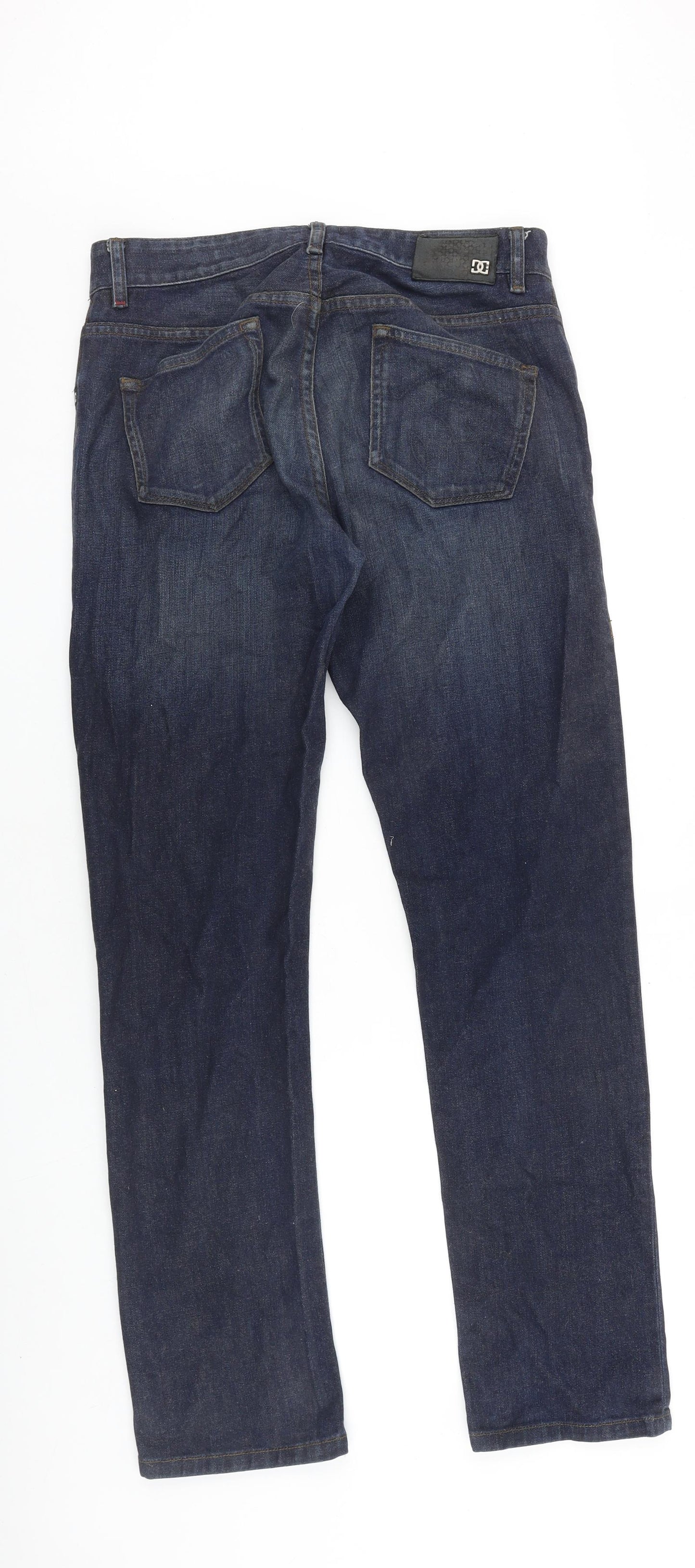 DC Mens Blue Cotton Skinny Jeans Size 30 in L32 in Regular Zip