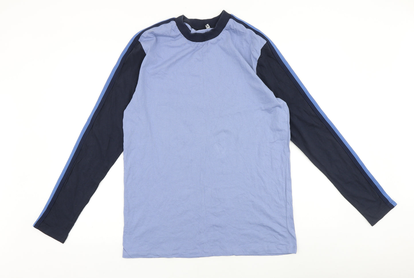 ASOS Mens Blue Cotton Pullover Sweatshirt Size M