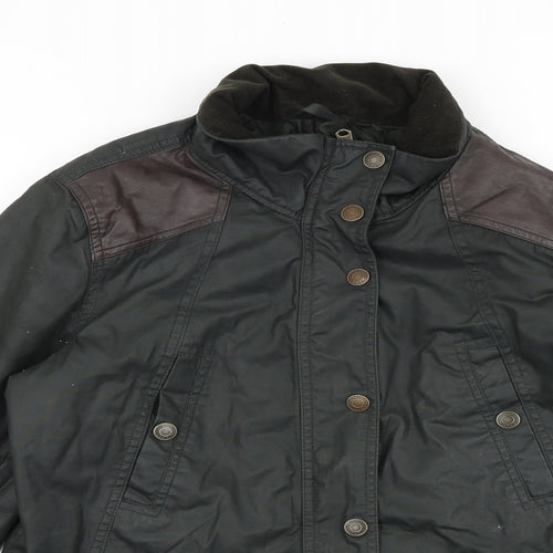 H&M Womens Green Jacket Size 8 Zip