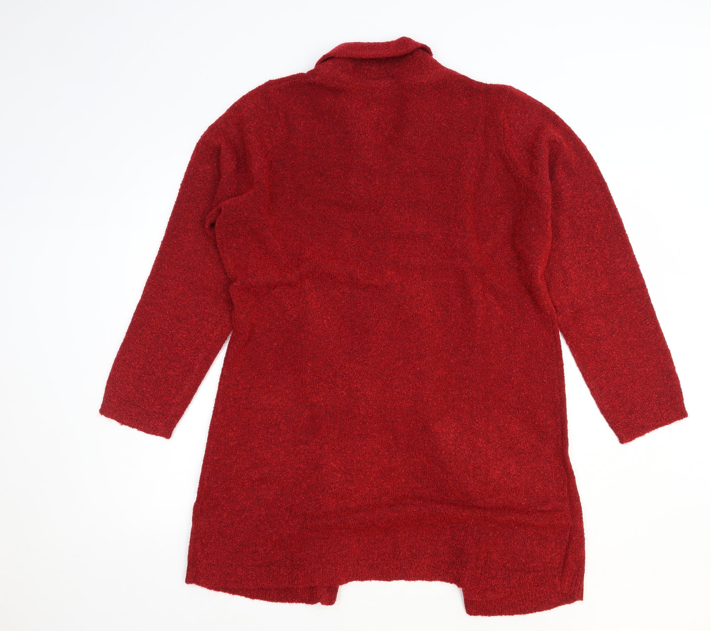 Julipa Womens Red Roll Neck Polyester Pullover Jumper Size 16