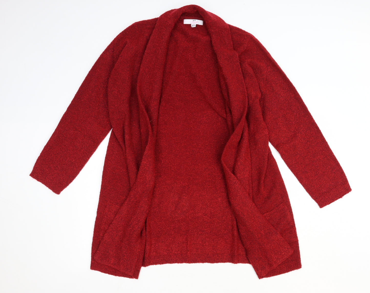 Julipa Womens Red Roll Neck Polyester Pullover Jumper Size 16