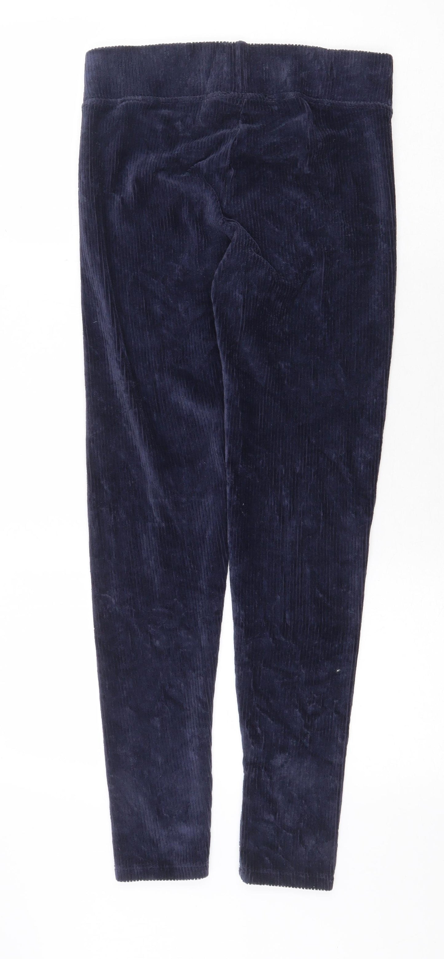 Marks and Spencer Womens Blue Cotton Jogger Leggings Size 10