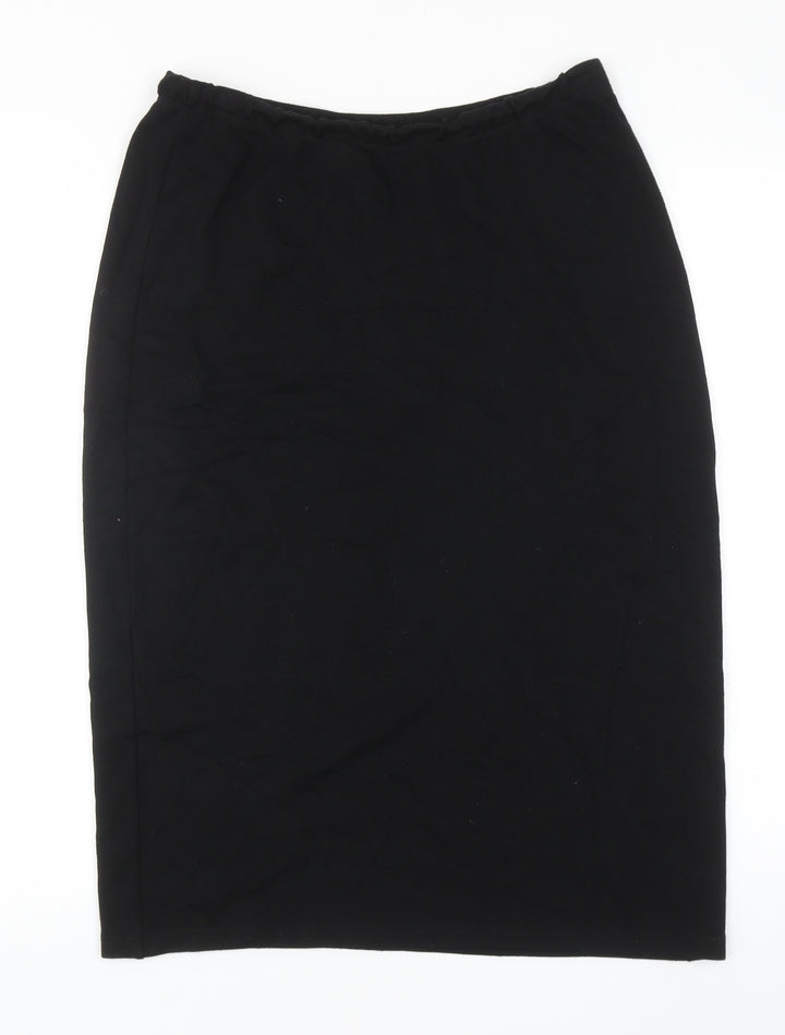 Box2 Womens Black Polyester Straight & Pencil Skirt Size 14