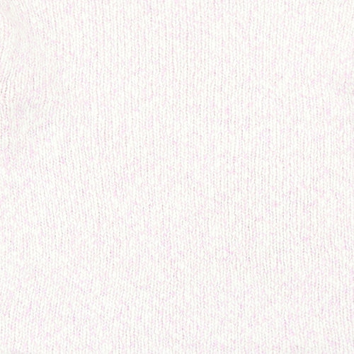 Marks and Spencer Womens Purple Round Neck Polyester Pullover Jumper Size S