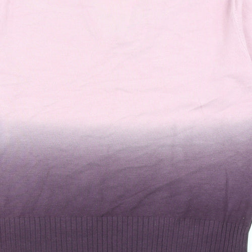 Gerry Weber Womens Purple V-Neck Viscose Pullover Jumper Size 14