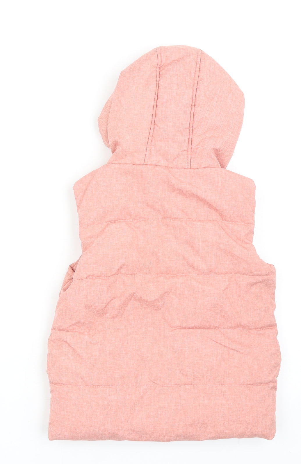 NEXT Girls Pink Gilet Jacket Size 3-4 Years Zip