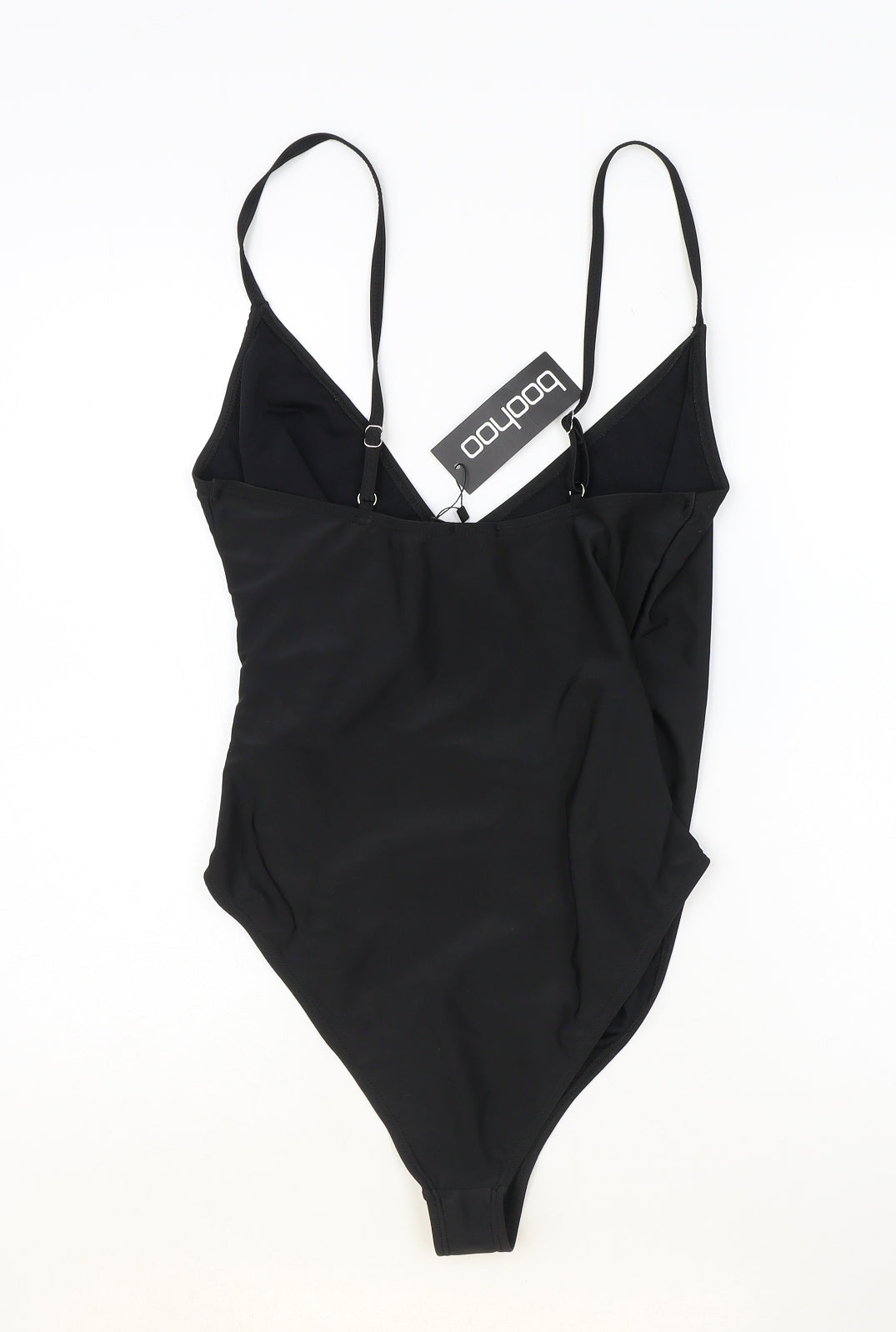 Boohoo Womens Black Polyester One Piece Size 10