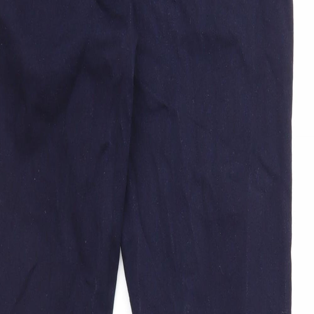 Marks and Spencer Womens Blue Cotton Skinny Jeans Size 12 Regular Button