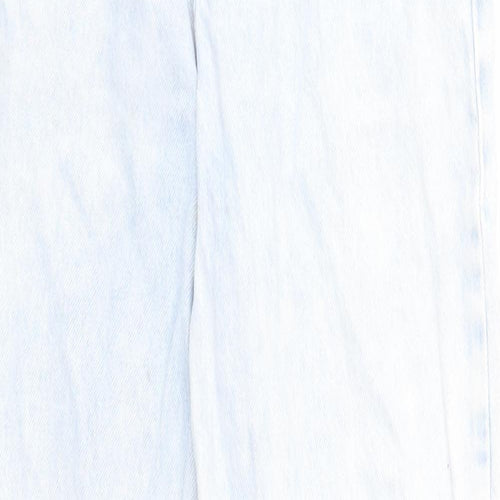 Miss Selfridge Womens Blue Cotton Skinny Jeans Size 4 Regular Zip